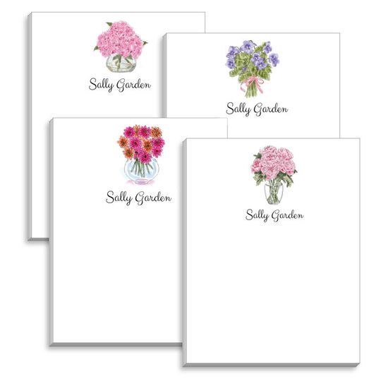 Bouquets of Flowers Notepad Set